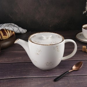 Чайник 1000 мл, фарфор 