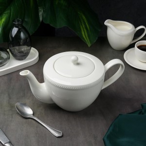 Чайник 1000мл,фарфор 