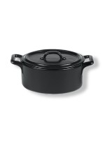 Кастрюля с крышкой 425 мл, черная, P.L. Proff Cuisine