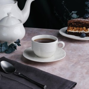 Кофейная пара 100 мл, фарфор, Aristocrat, Noble NEW