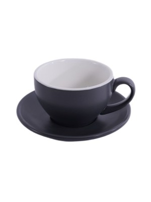Кофейно-чайная пара Barista (Бариста) 250 мл,серый-матовый цвет, P.L.