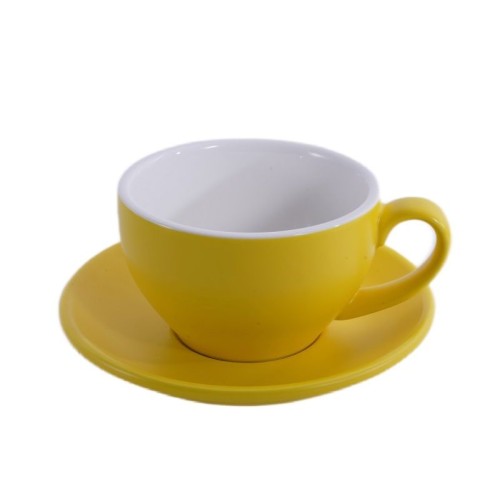 Кофейно-чайная пара Barista (Бариста) 250 мл,желтый-матовый цвет, P.L.