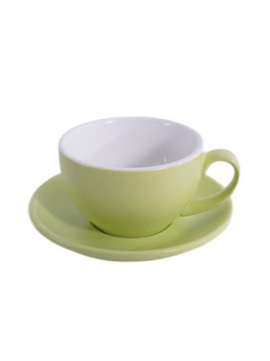 Кофейно-чайная пара Barista (Бариста) 300 мл,матовый цвет зеленого плода, P.L.