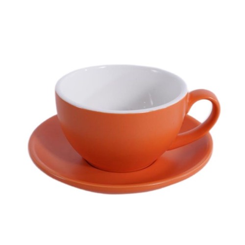 Кофейно-чайная пара Barista (Бариста) 300 мл,оранжевый-матовый цвет, P.L.