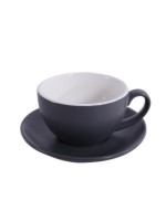 Кофейно-чайная пара Barista (Бариста) 300 мл,серый-матовый цвет, P.L.