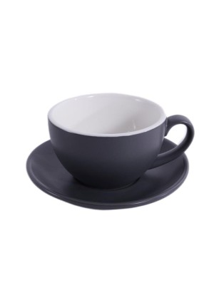 Кофейно-чайная пара Barista (Бариста) 300 мл,серый-матовый цвет, P.L.
