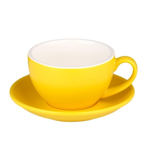 Кофейно-чайная пара Barista (Бариста) 300 мл,желтый-матовый цвет, P.L.