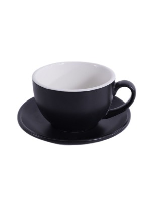 Кофейно-чайная пара Barista (Бариста) 350 мл,черный-матовый цвет, P.L.