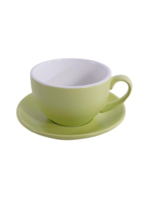 Кофейно-чайная пара Barista (Бариста) 350 мл,матовый цвет зеленого плода, P.L.