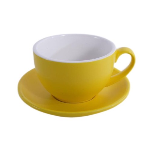 Кофейно-чайная пара Barista (Бариста) 350 мл,желтый-матовый цвет, P.L.