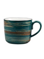 Кружка серия Texture Dark Green Lines h 8 см, d 9,5 см, 350 мл, P.L. Proff Cuisine