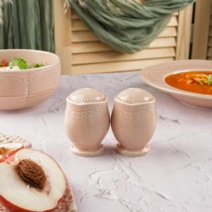 Набор соль+перец, фарфор,серия 