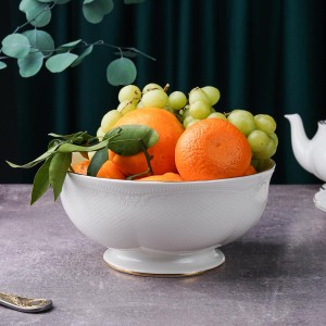 Салатник 21 см, фарфор, 1800  мл,