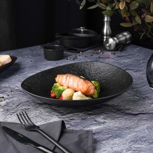 Салатник  Black Raw Stellar 25,5*23*5 см, P.L. Proff Cuisine