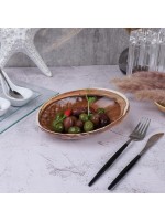 Тарелка 19*14,5 см, 365 мл, керамика 