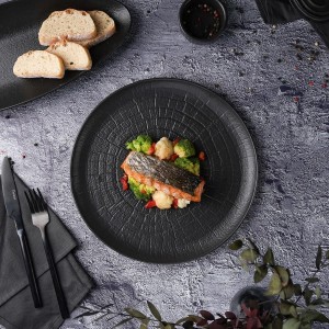 Тарелка  Black Raw Stellar d=26,5 см, P.L. Proff Cuisine