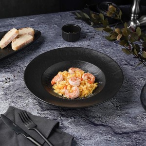 Тарелка для пасты/салата  Black Raw Stellar 28,5*5 см, P.L. Proff Cuisine