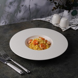 Тарелка глубокая 31 см, фарфор 