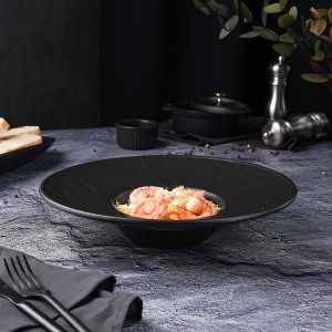 Тарелка глубокая  Black Raw Stellar 240 мл, 27 см, P.L. Proff Cuisine