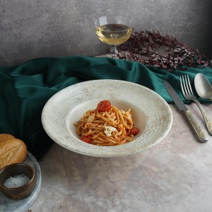 Тарелка глубокая d=27 см,500 мл,фарфор,серия 