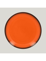 Тарелка круглая RAK Porcelain LEA Orange 27 см (оранжевый цвет)
