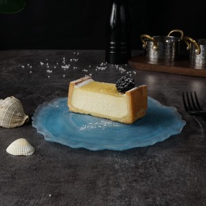 Тарелка матовая d=21 h=2 см,материал cтекло,серия 