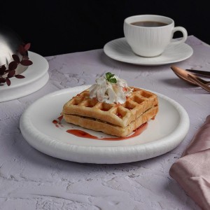 Тарелка мелкая 22,5*3 см,фарфор,серия 