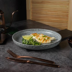 Тарелка с бортом с покрытием 950 мл, 25,5*3,2 см, Glossy Stone Untouched Taiga, P.L. Proff Cuisine