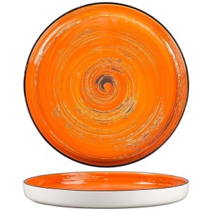 Тарелка с бортом Texture Orange Circular 28 см, h 3,1 см, P.L. Proff Cuisine