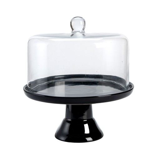 Тортовница на ножке со стеклянным колпаком h=28 d=27 P.L.-BarWare