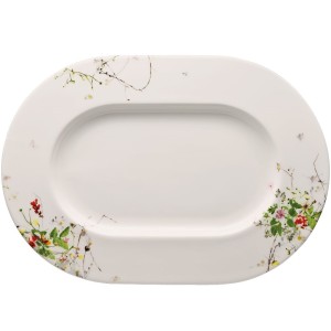 Тарелка овальная 34х24см Rosenthal серия Brillance Fleurs Sauvages