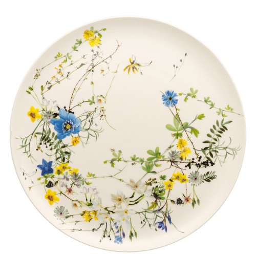 Тарелка плоская 32см Rosenthal серия Brillance Fleurs des Alpes