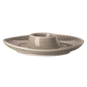 Подставка для яйца с бортом 13см фарфор Rosenthal серия Junto Pearl Grey Подставка для яйца с бортом 13см фарфор Rosenthal серия Junto Pearl Grey