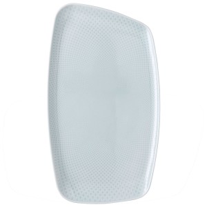 Тарелка прямоугольная 36,5х21см фарфор Rosenthal серия Junto Opal Green