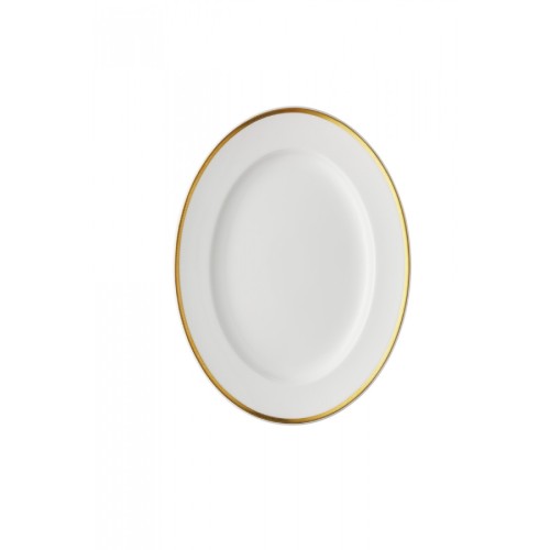 Тарелка овальная 32х24,5см Rosenthal серия Epoque (Golden Brocade) 