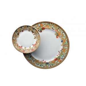 Тарелка круглая 17см Rosenthal серия Epoque (Le Jardin de Versace) 