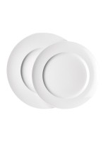 Тарелка круглая 23см с широким бортом Rosenthal серия Epoque Accenti White