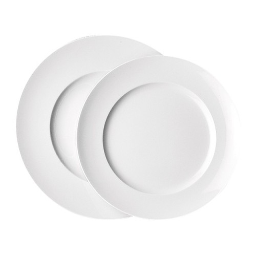 Тарелка круглая 23см с широким бортом Rosenthal серия Epoque Accenti White