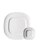 Тарелка квадратная 30см Rosenthal серия Epoque Accenti White