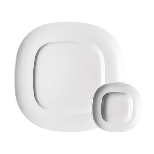 Тарелка квадратная 30см Rosenthal серия Epoque Accenti White