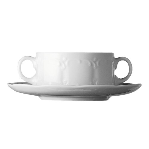 Блюдце для бульонницы 16см фарфор Rosenthal серия Monbijou White