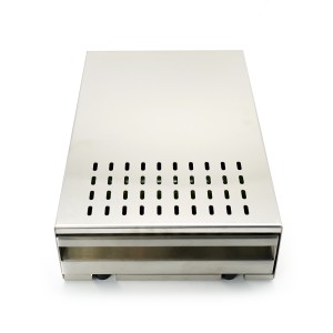 Нок-бокс металлический для кофейного жмыха 35*25*9,5 см, P.L.- Barbossa