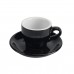 Чашка с блюдцем черная Barista (Бариста) 80 мл, P.L. Proff Cuisine