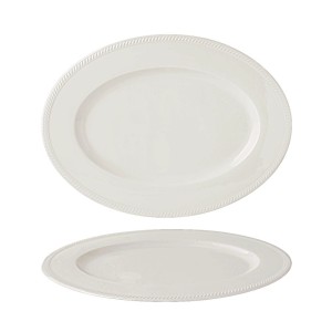 Блюдо овальное 34*25 см,фарфор 