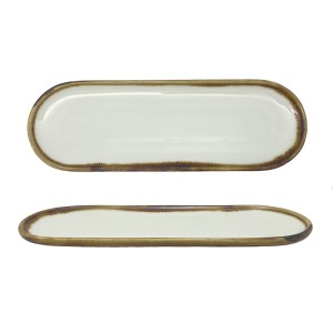 Блюдо 30*10 см,фарфор 