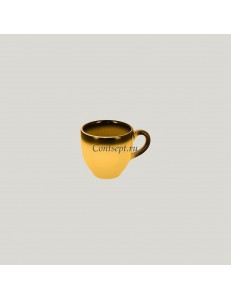 Чашка RAK Porcelain LEA Yellow 90 мл (желтый цвет)