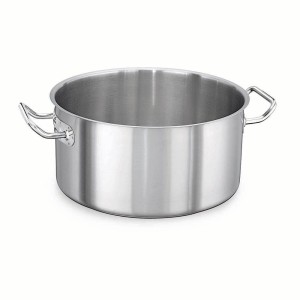 Кастрюля  низкая без крышки 10 л, 40*8 см, сталь 18/10