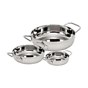 Сковорода порционная 18*3 см, нержавейка, P.L. Proff Cuisine