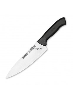 Нож поварской 19 см,черная ручка Pirge
