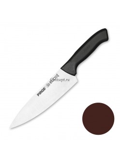 Нож поварской 19 см,коричневая ручка Pirge